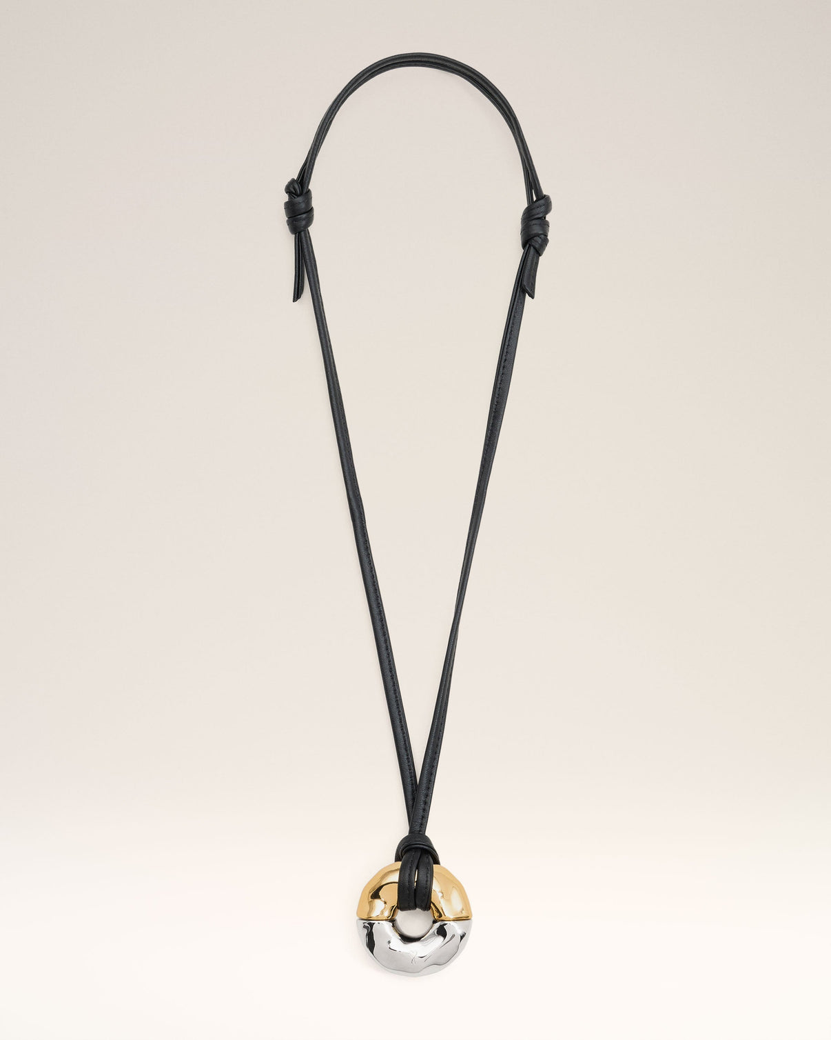 Gold Brass Dune Necklace