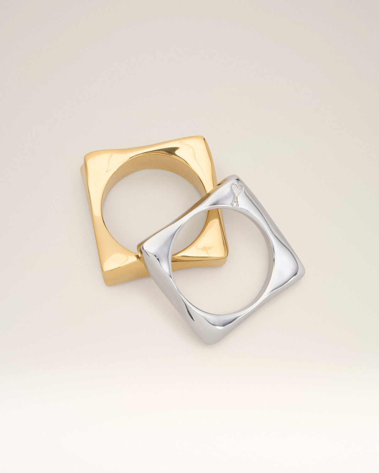 Gold Brass Dune Ring