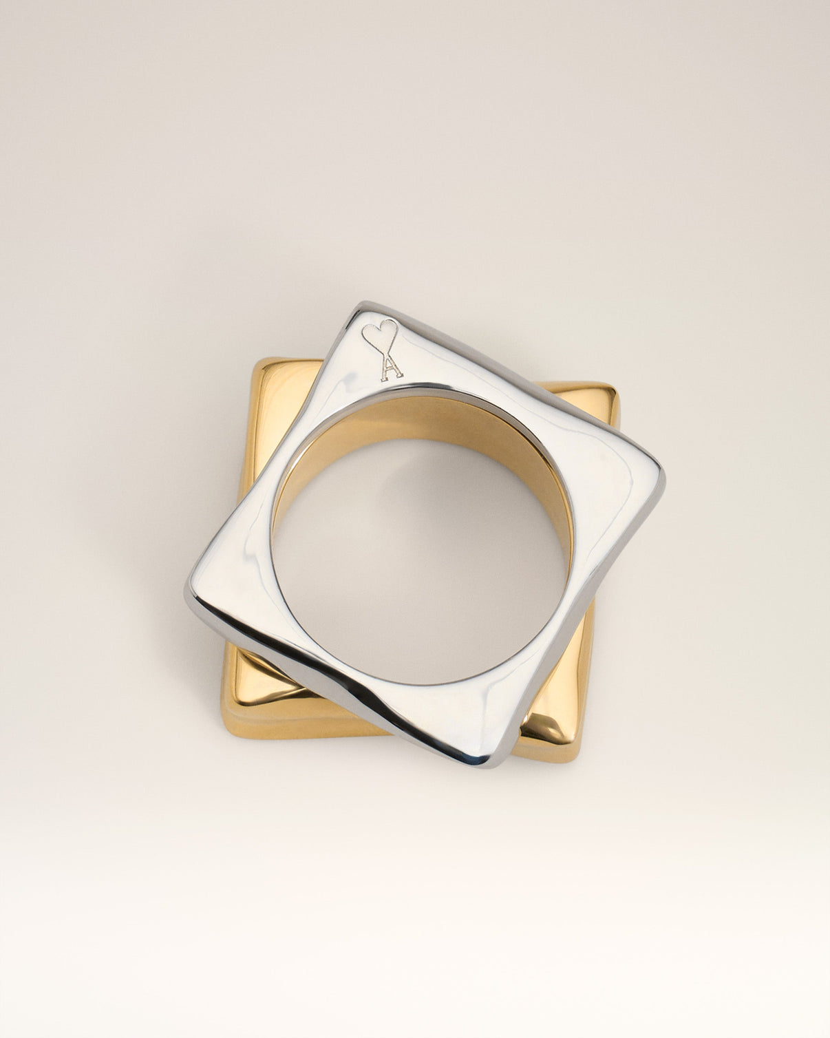 Gold Brass Dune Ring