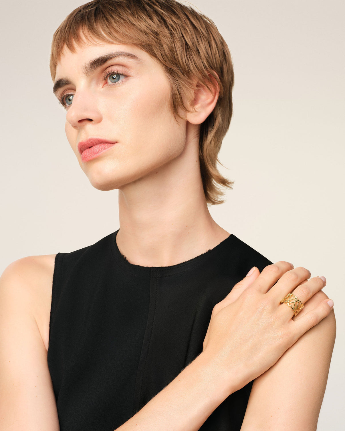 Gold Brass Ring