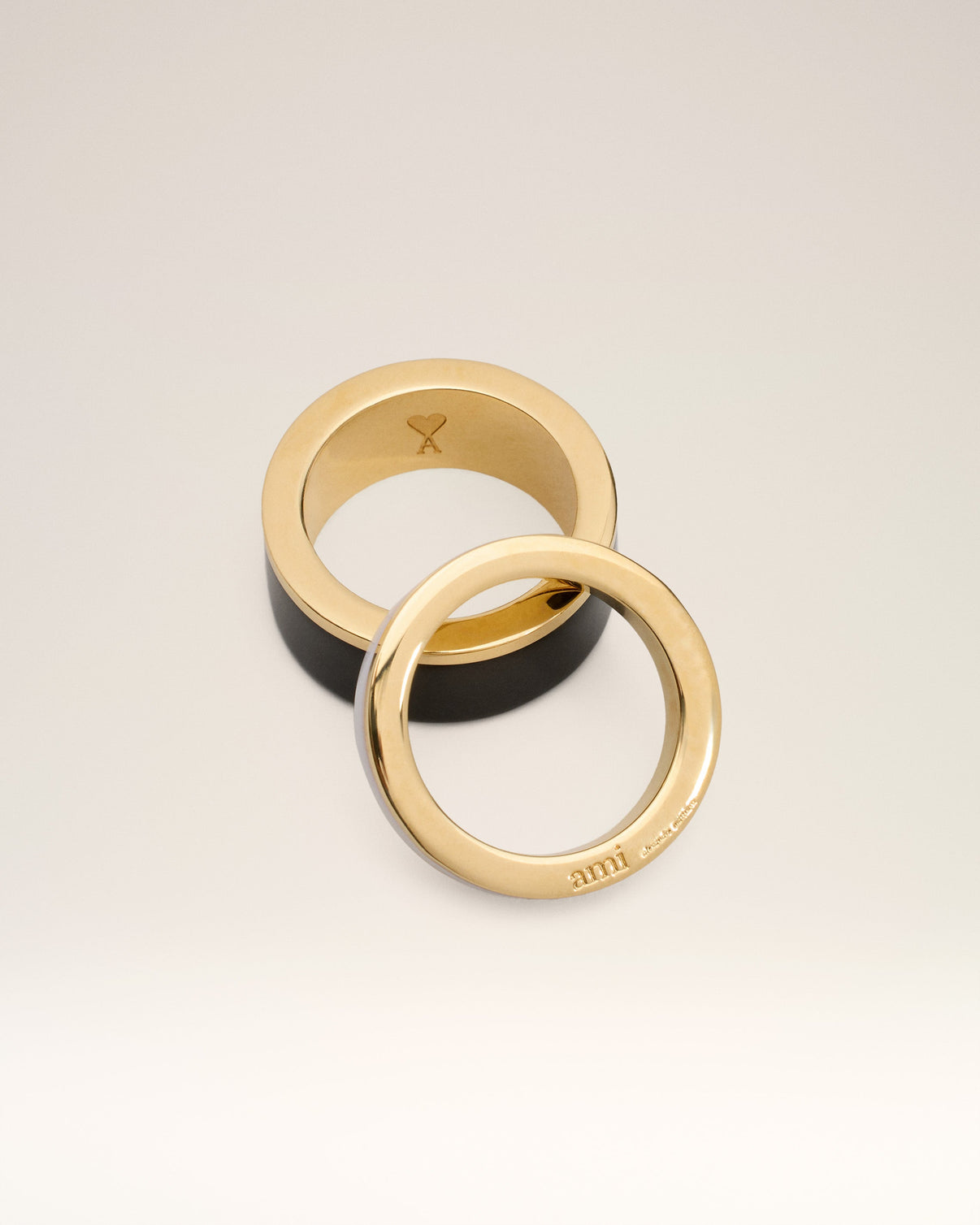 Gold Brass Rivage Ring