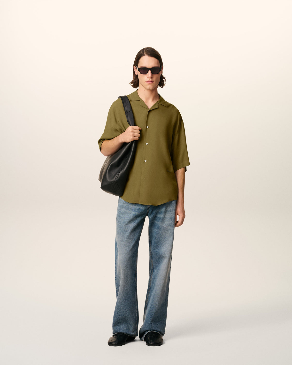 Green Camp Short Sleeved Shirt