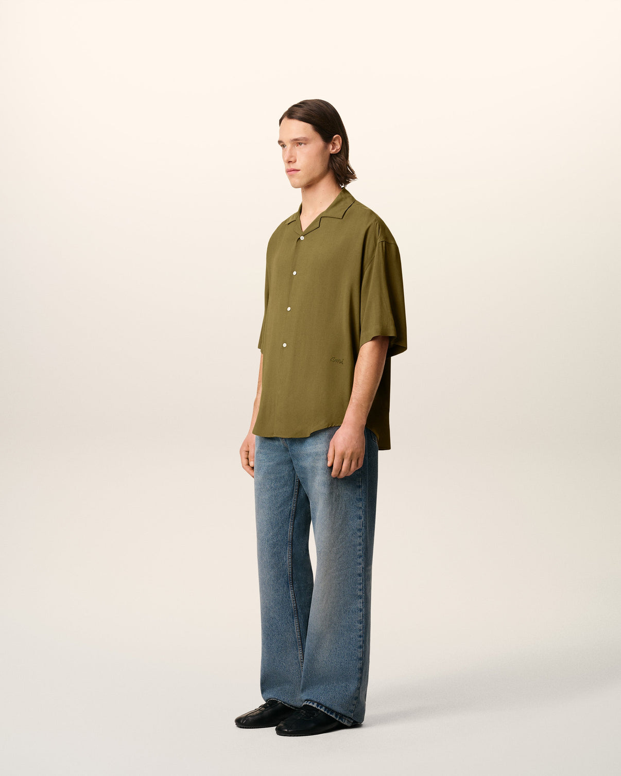 Green Camp Short Sleeved Shirt
