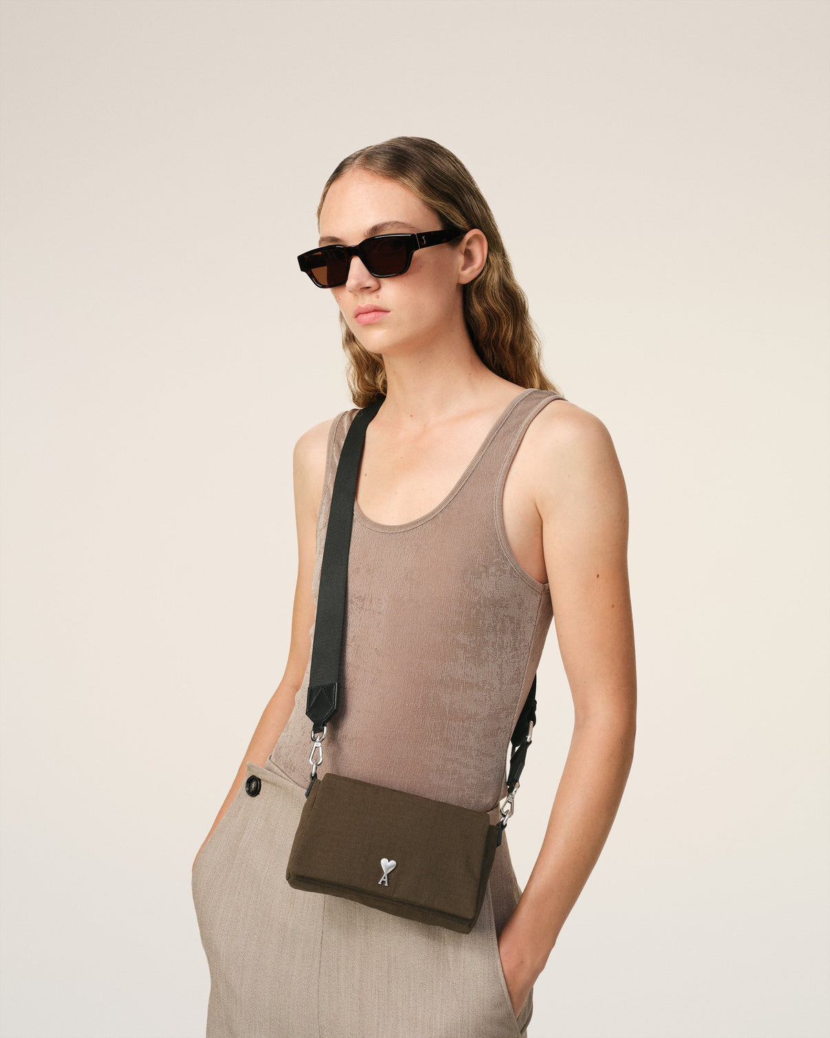 Green Canvas Lunch Box Bag