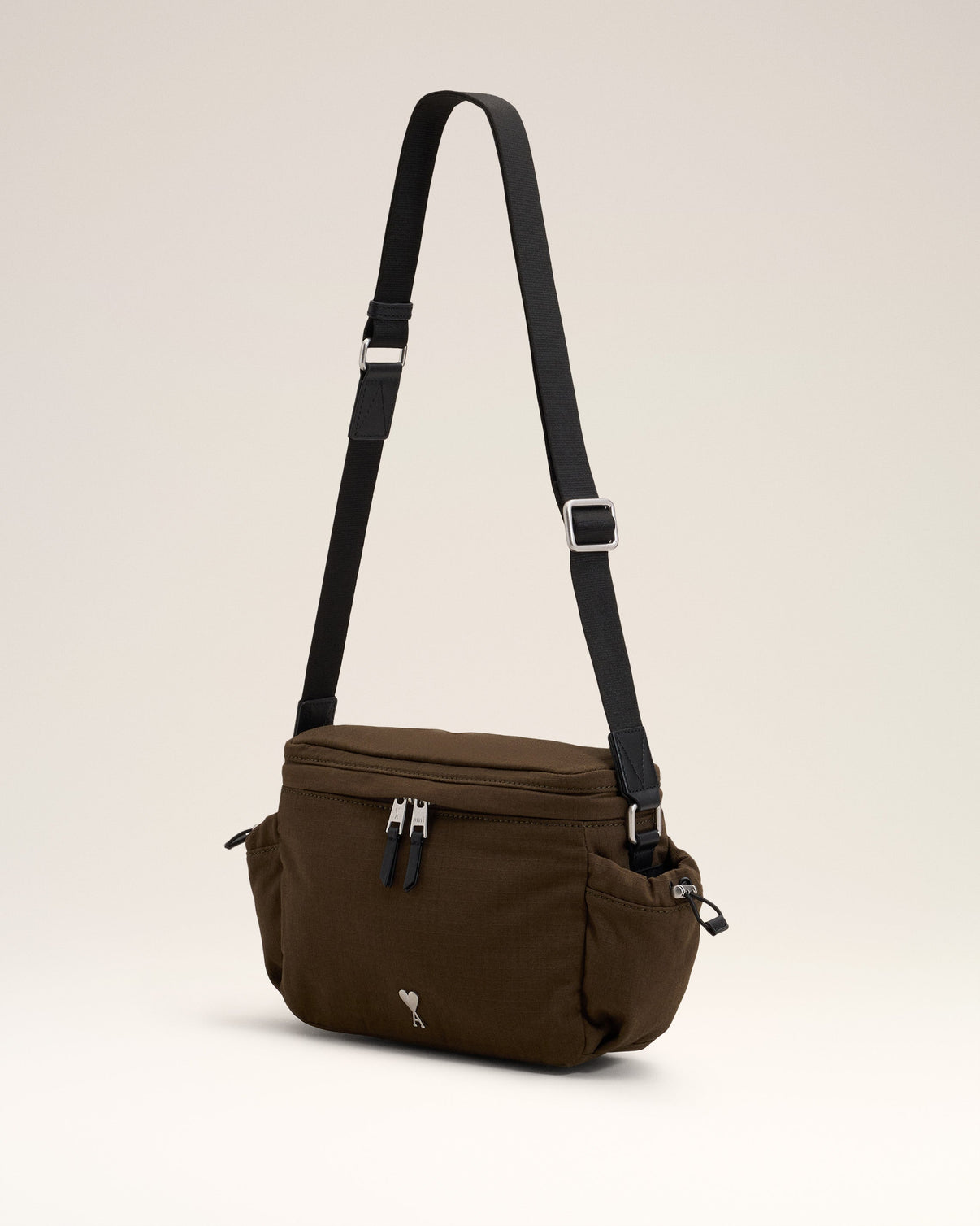Green Canvas Messenger Bag