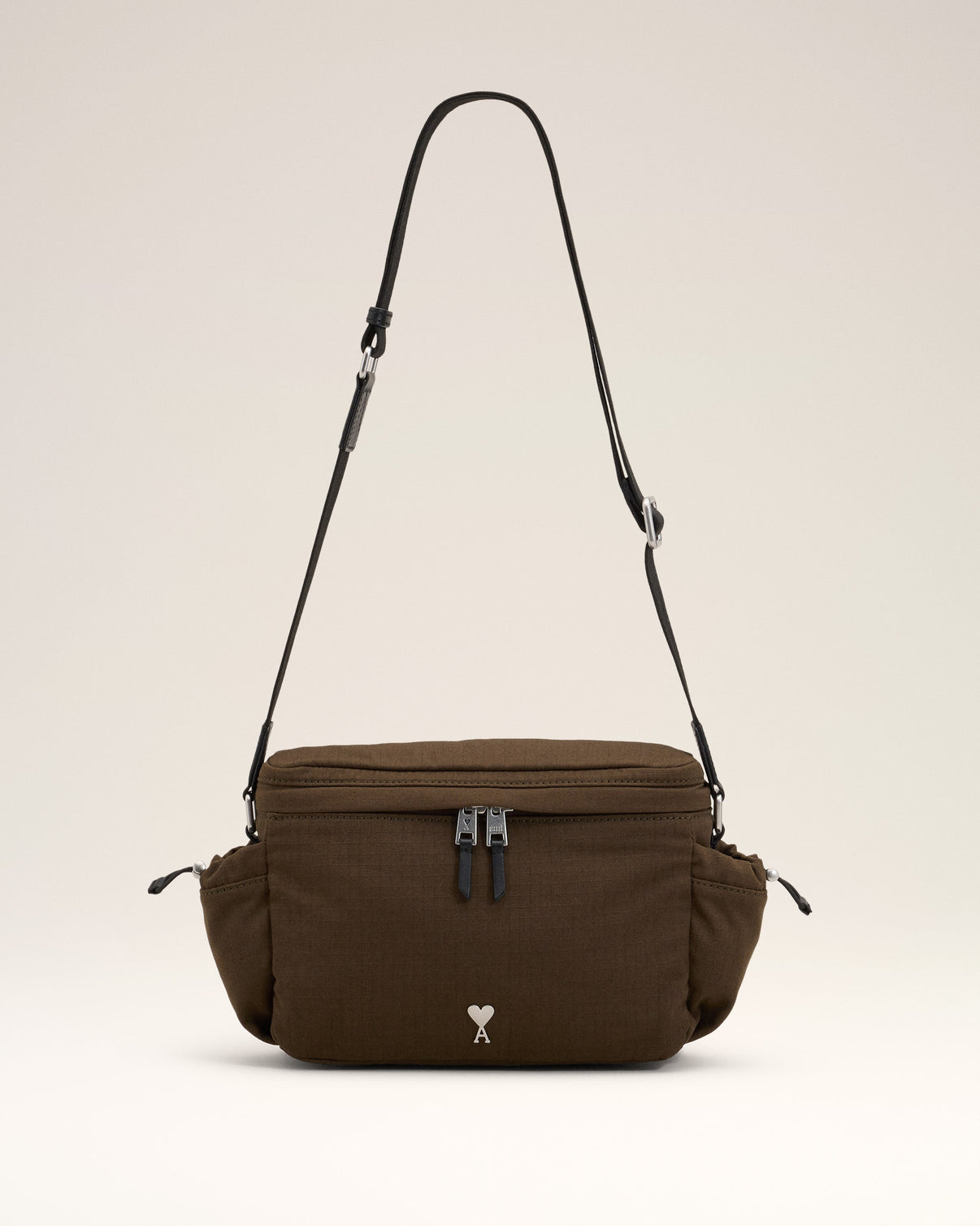 Green Canvas Messenger Bag