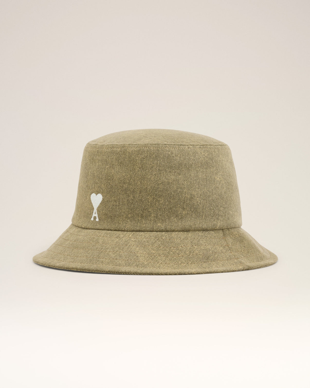 Green Cotton Embroidery Bucket Hat