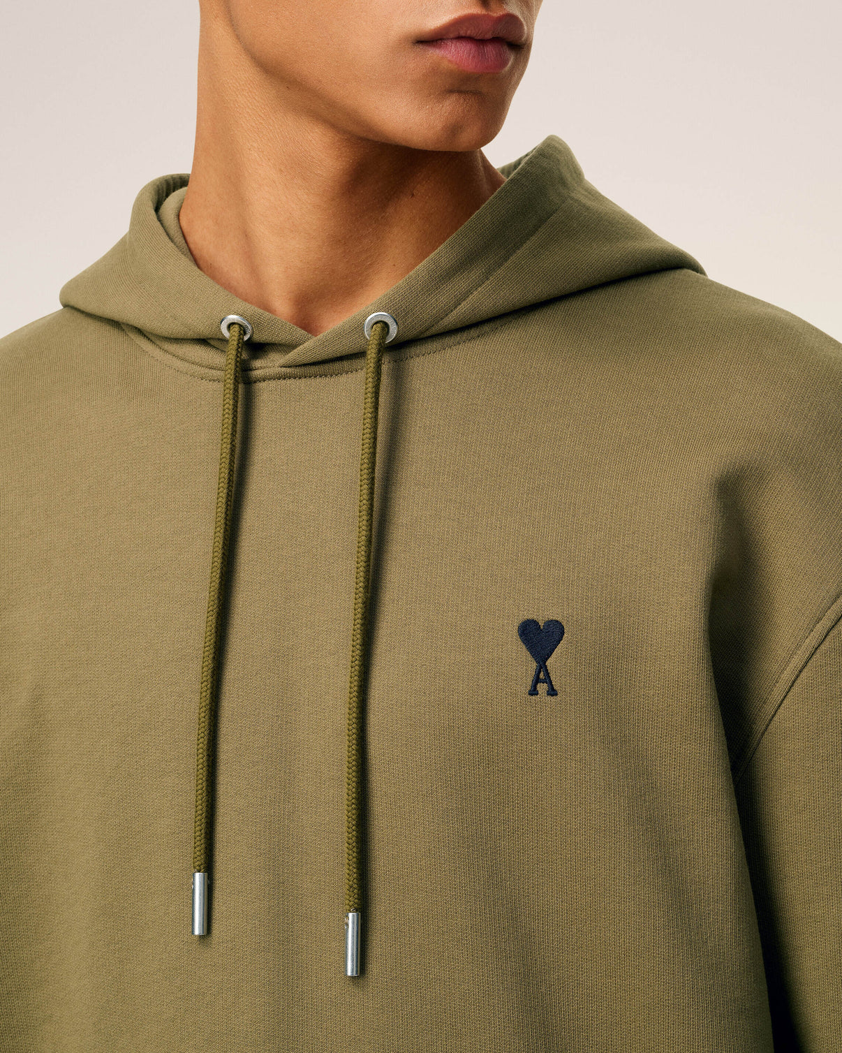 Green Cotton Hoodie