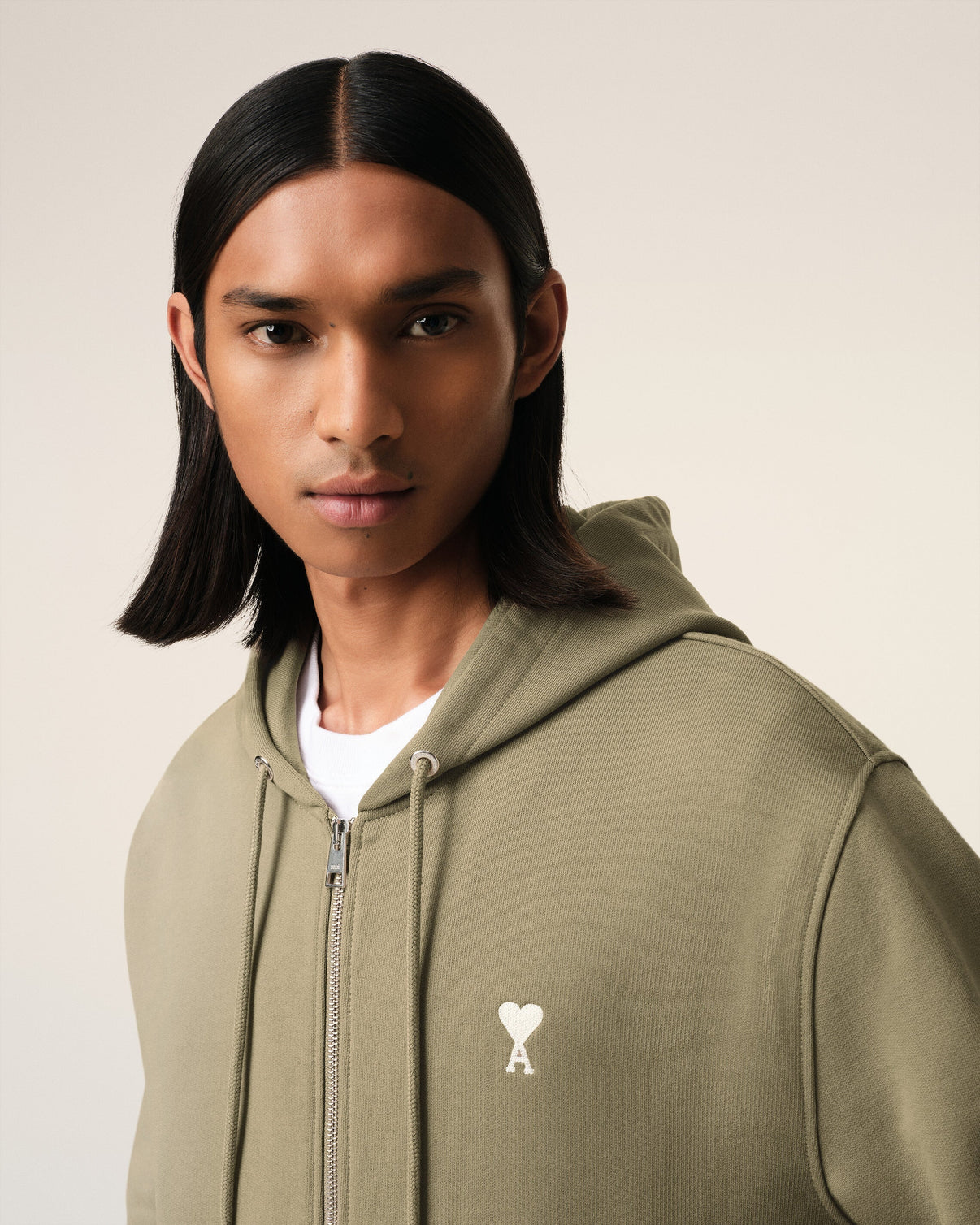 Green Cotton Hoodie