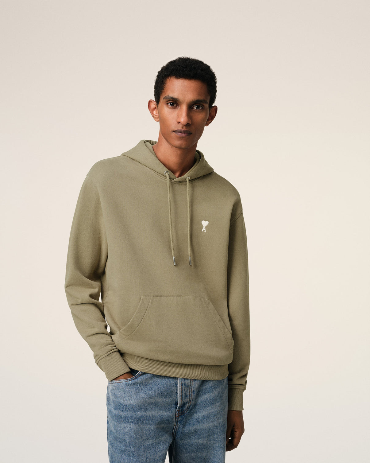 Green Cotton Hoodie