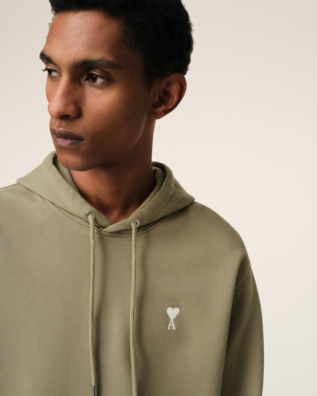 Green Cotton Hoodie