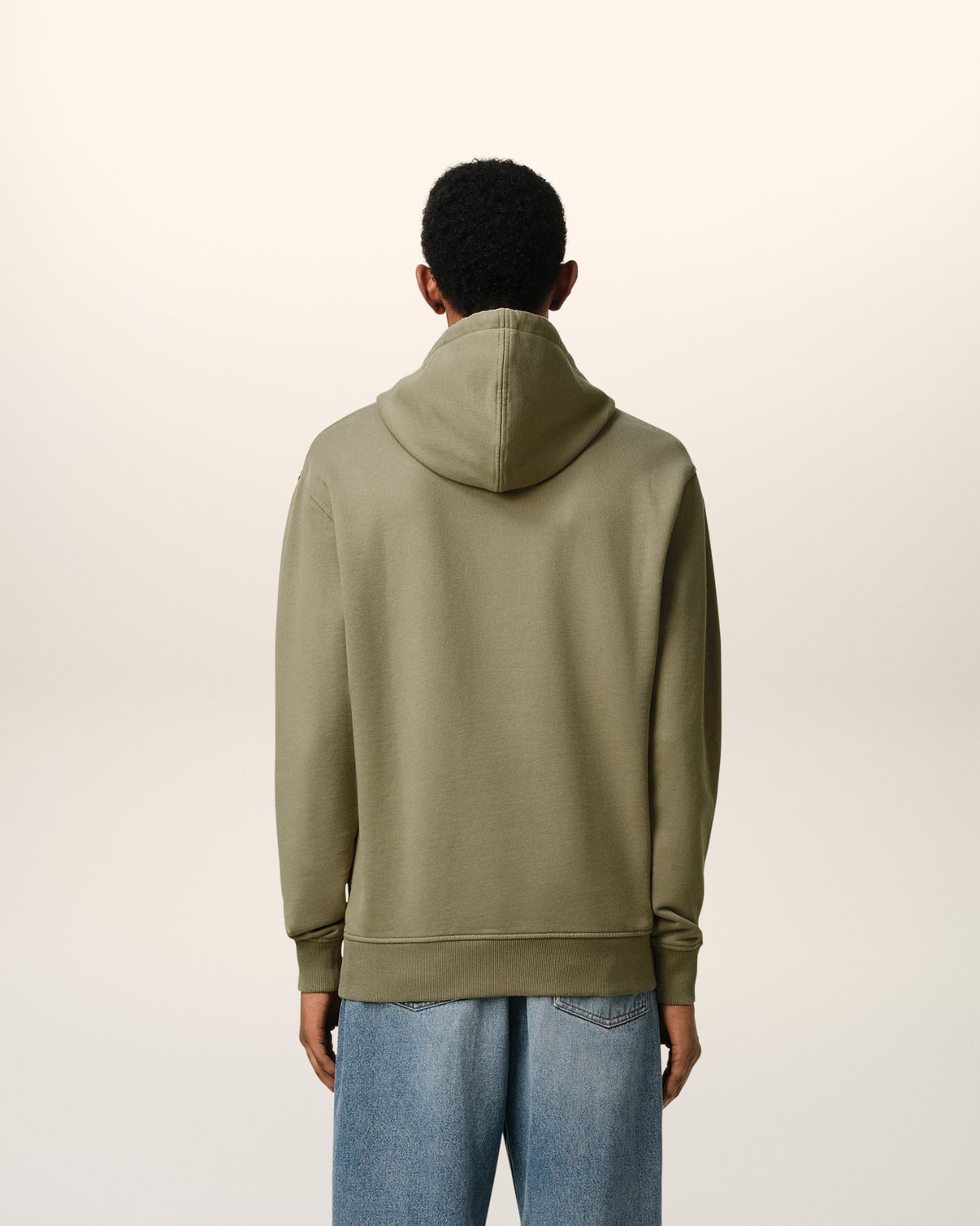 Green Cotton Hoodie
