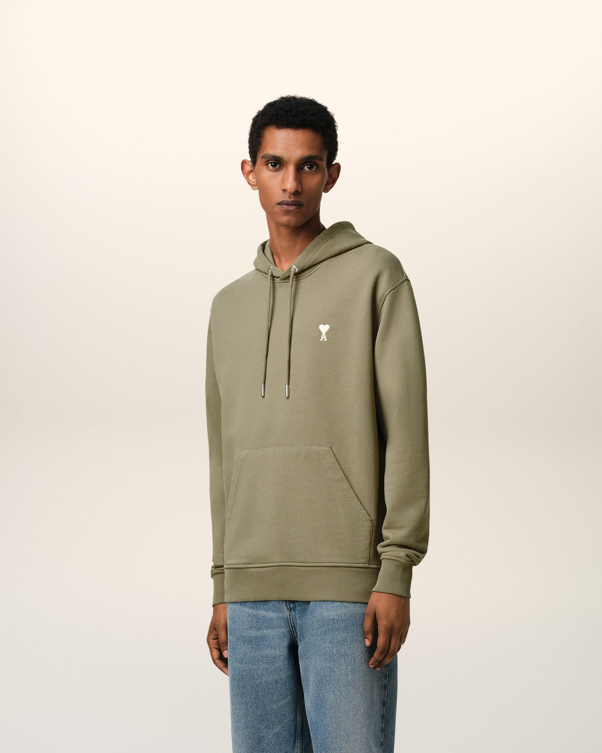 Green Cotton Hoodie