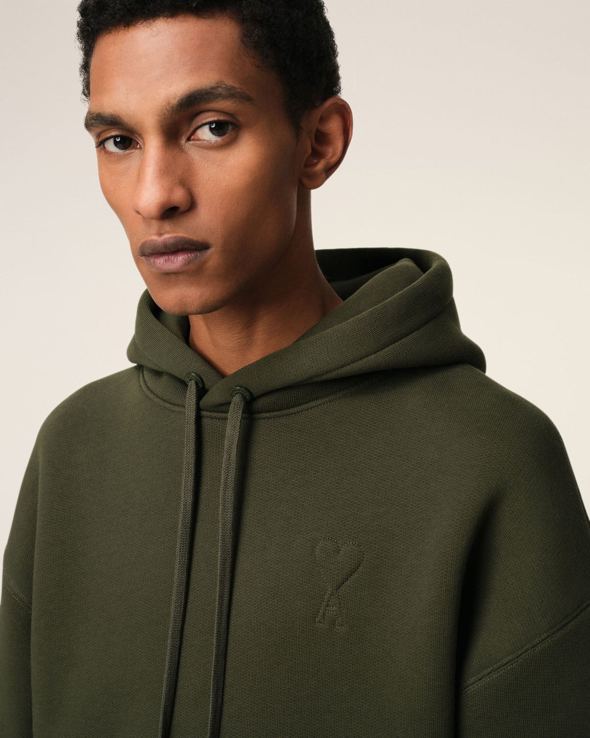 Green Cotton Hoodie