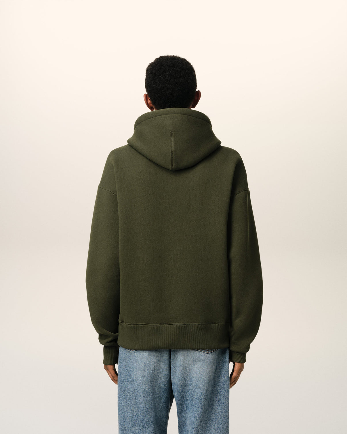 Green Cotton Hoodie