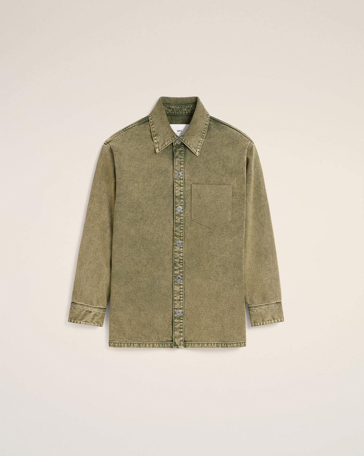 Green Cotton Overshirt