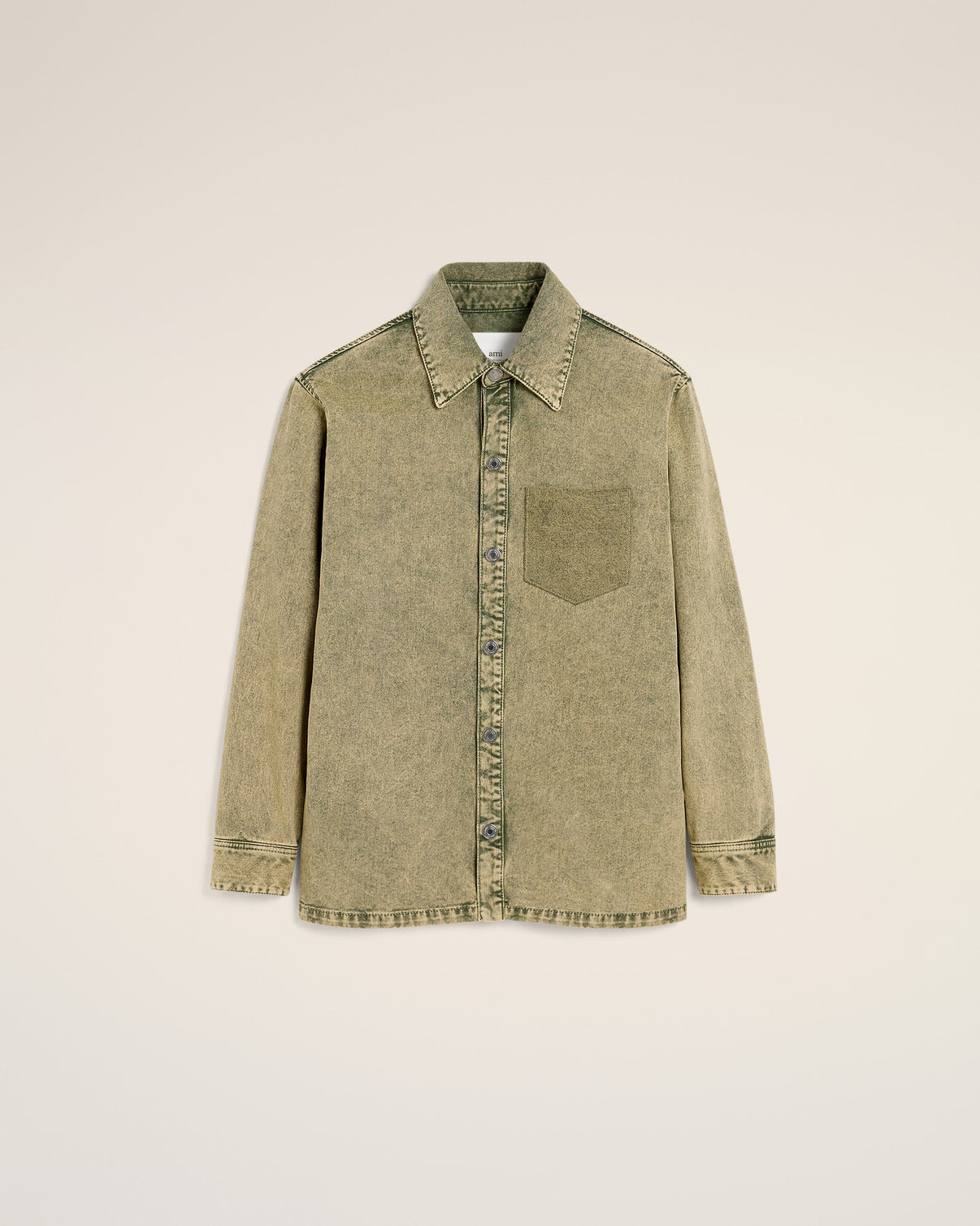 Green Cotton Overshirt