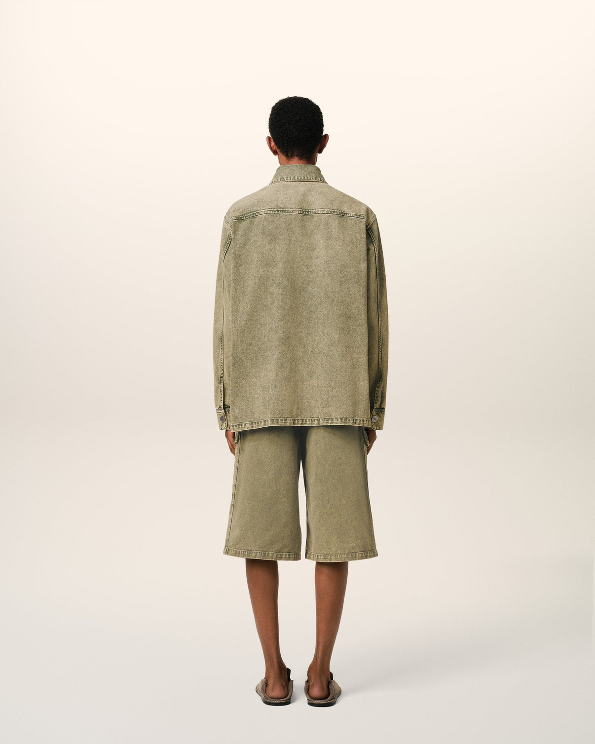 Green Cotton Overshirt