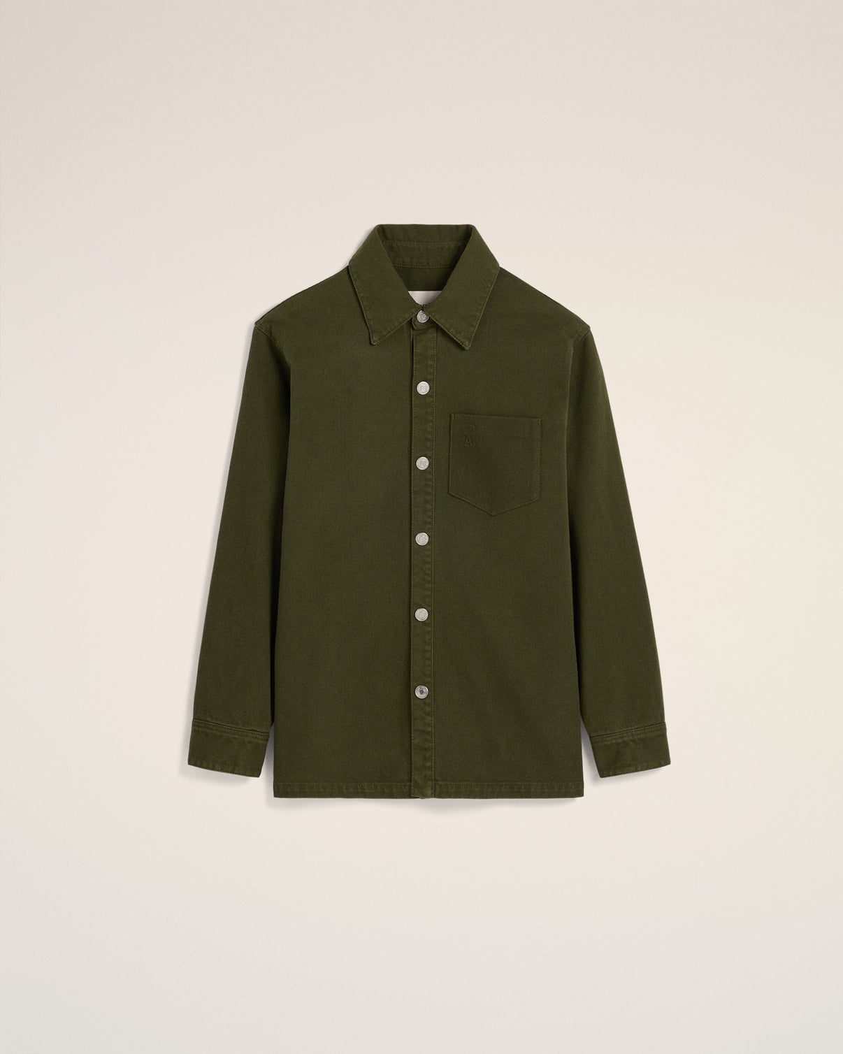 Green Cotton Overshirt