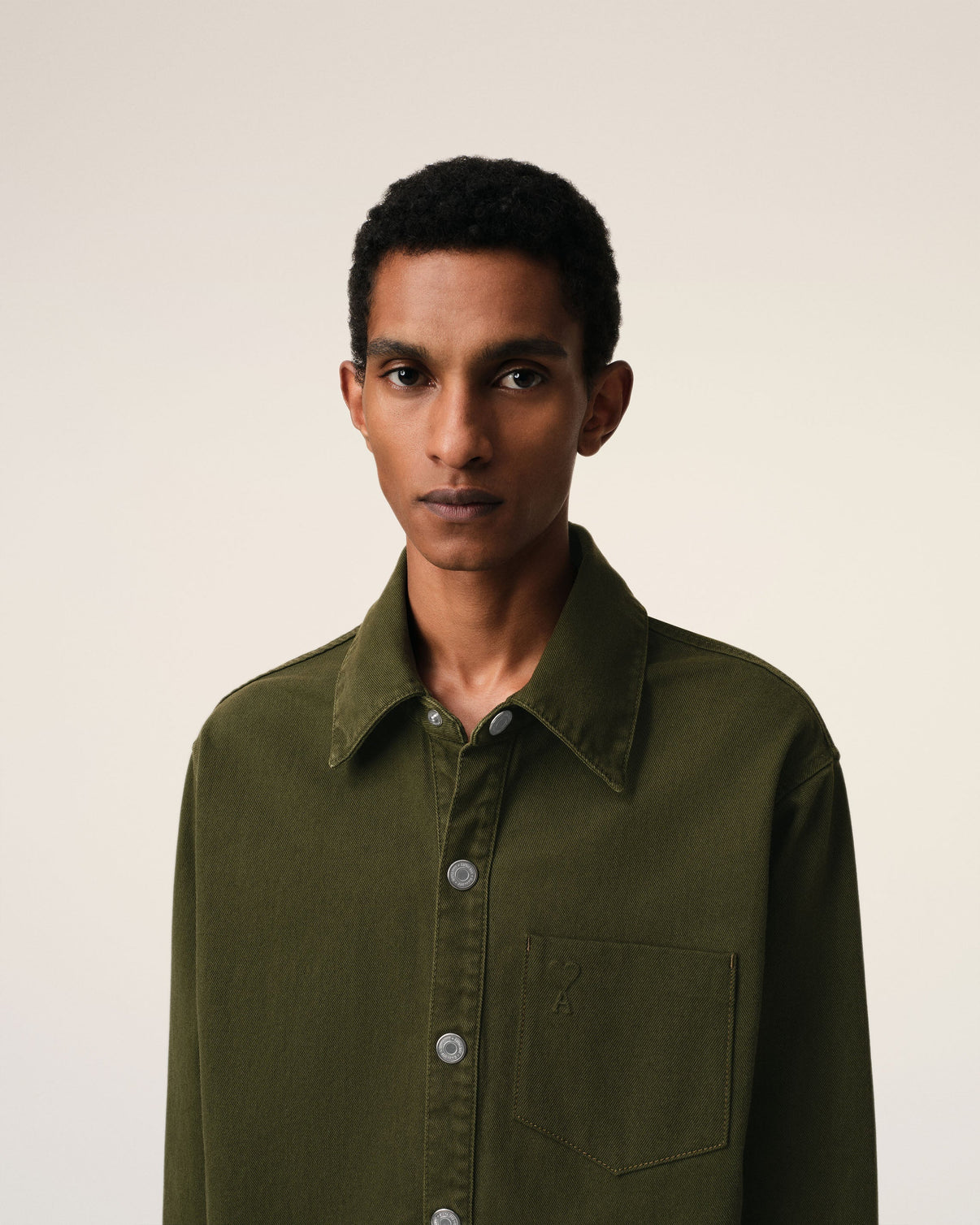 Green Cotton Overshirt