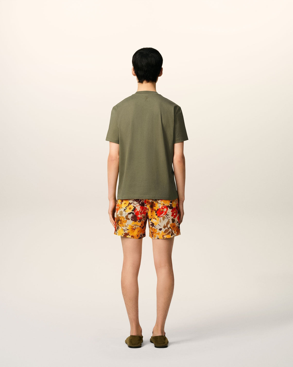 Green Cotton Patch T-Shirt