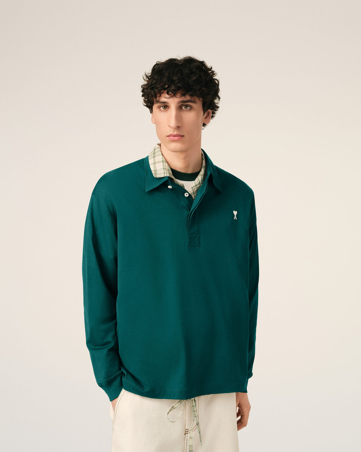 Green Cotton Polo