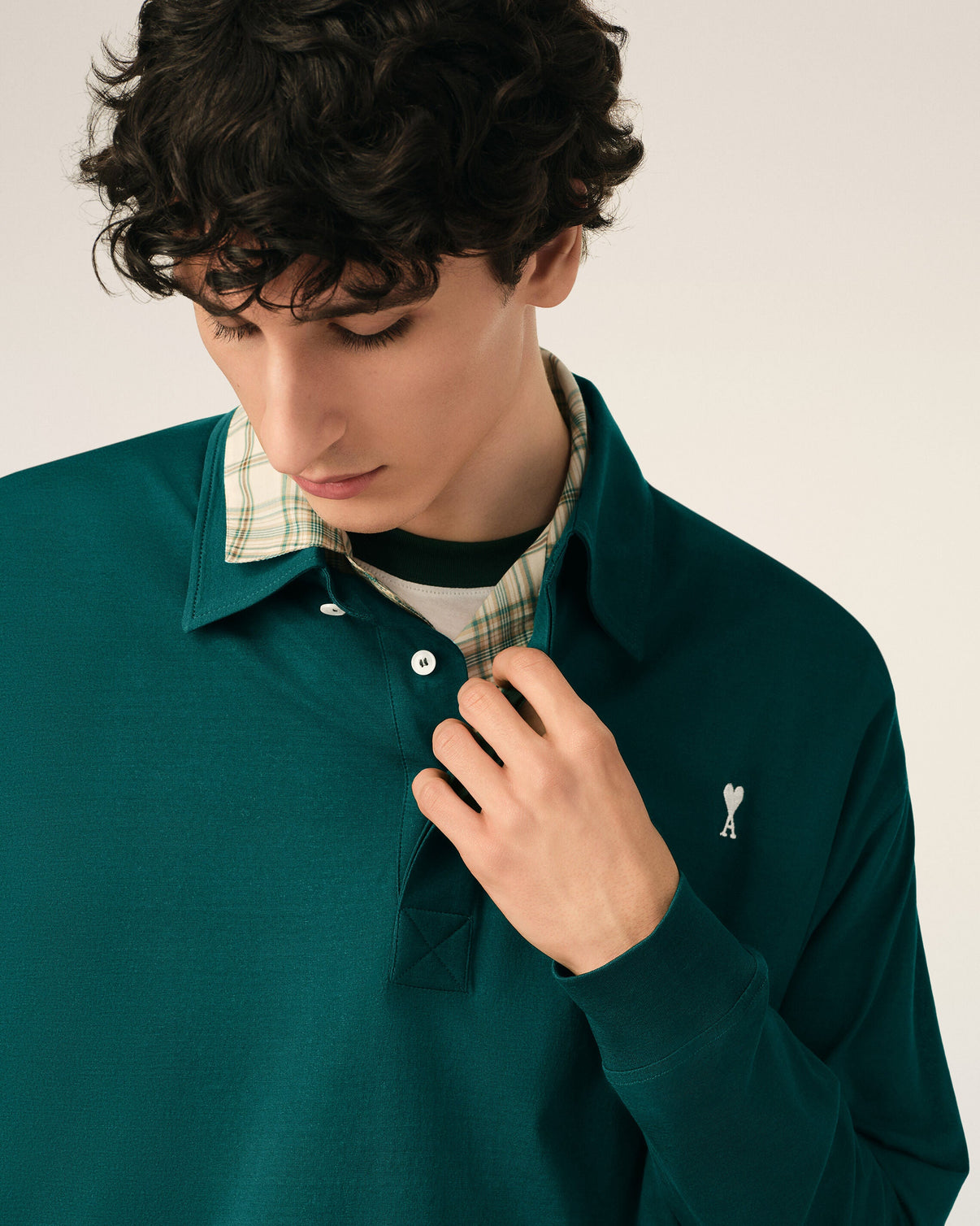 Green Cotton Polo