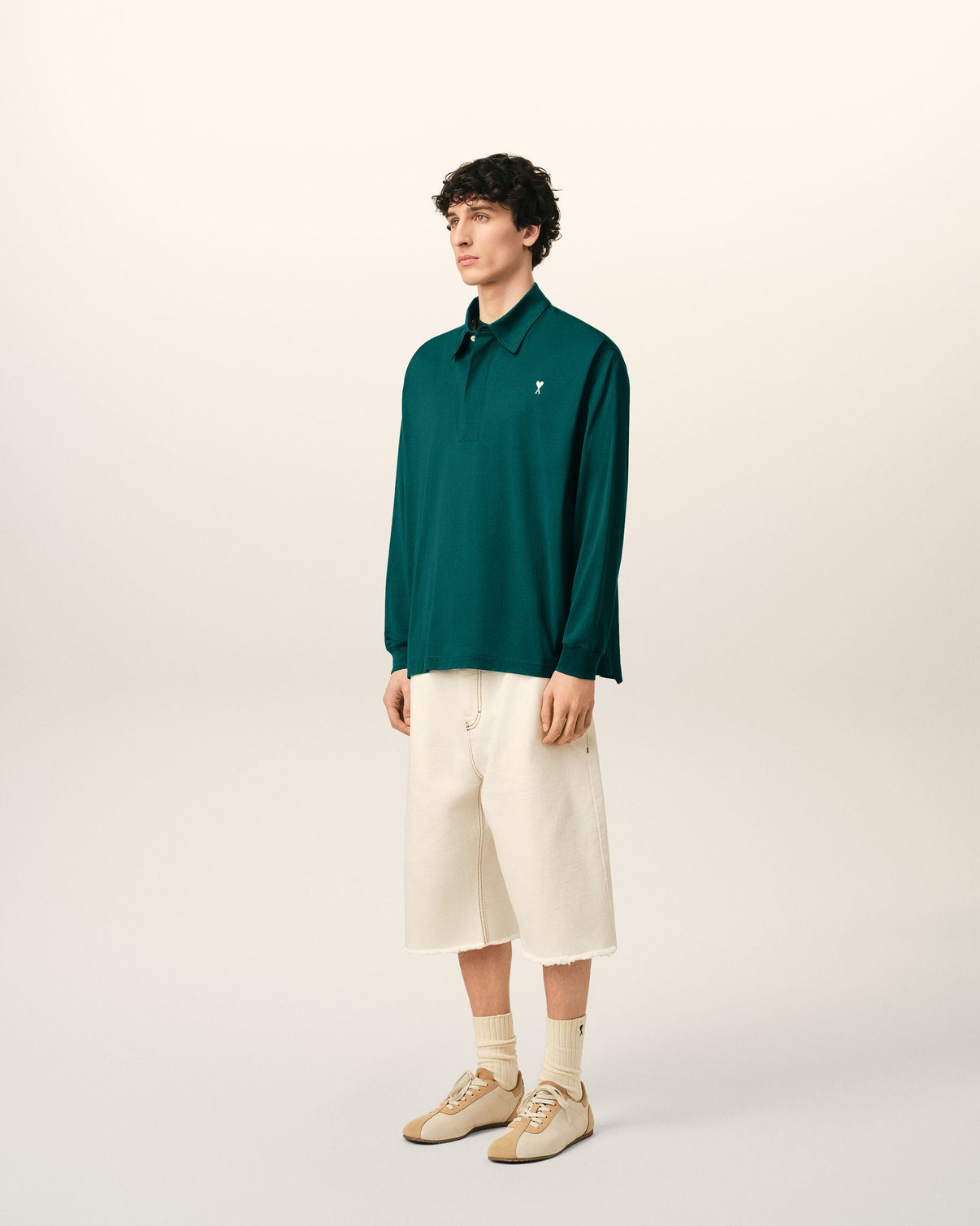 Green Cotton Polo