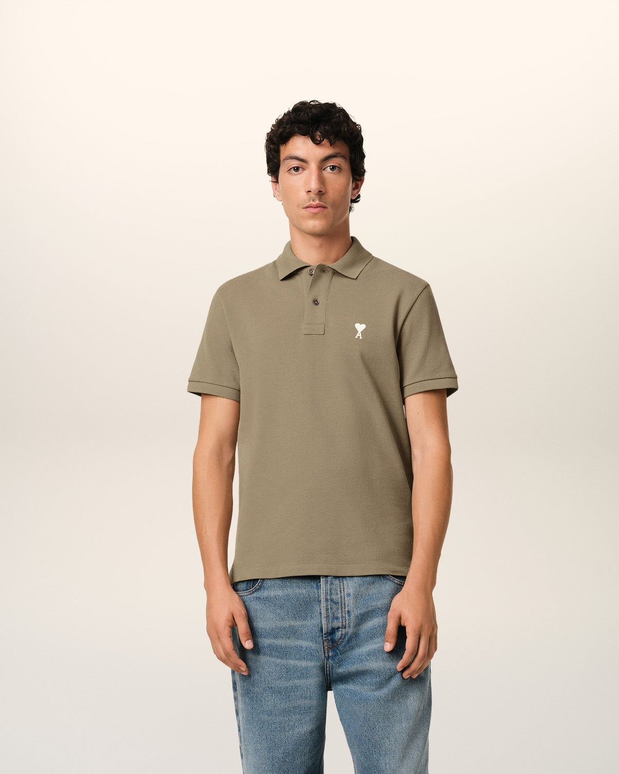 Green Cotton Polo Shirt