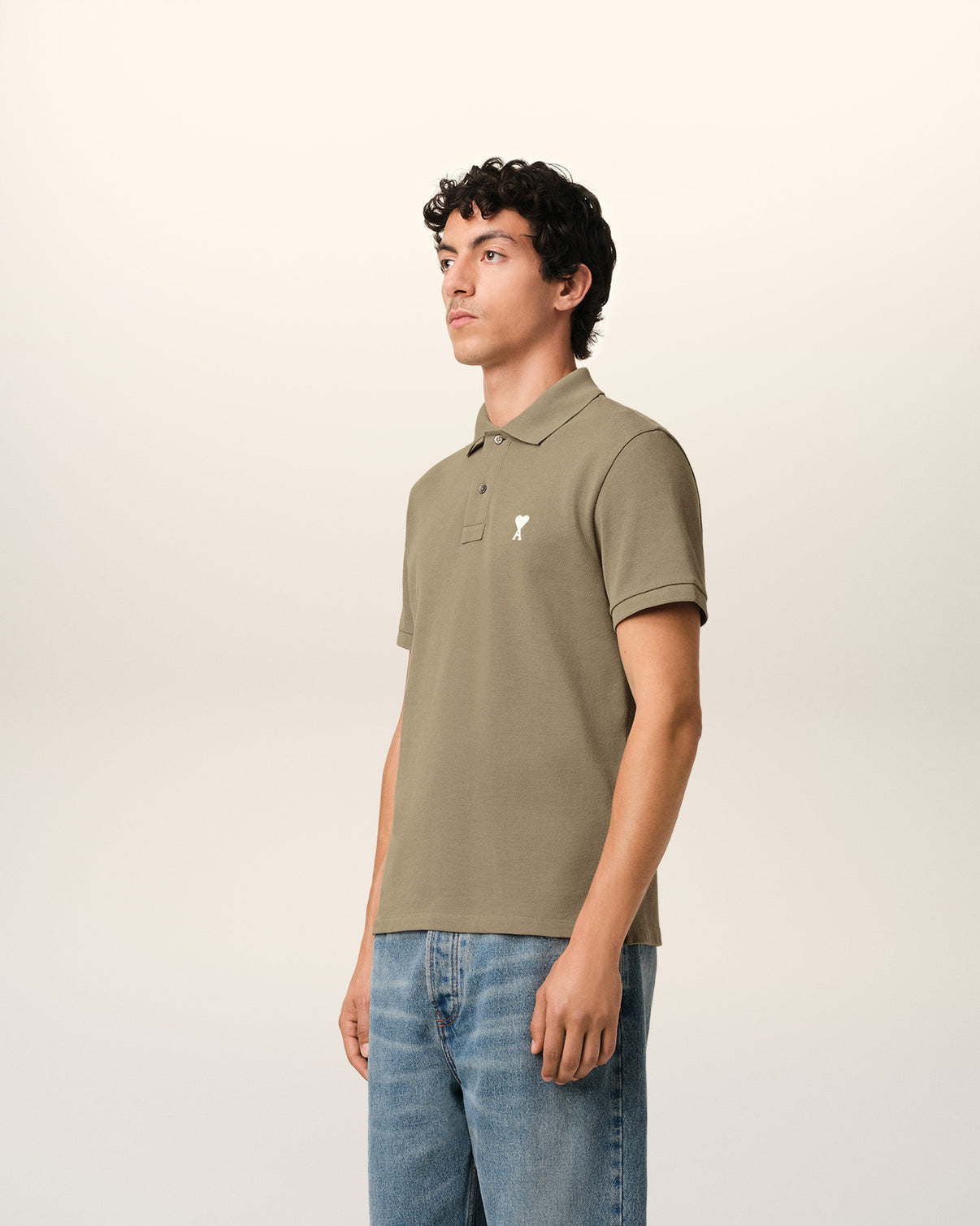 Green Cotton Polo Shirt