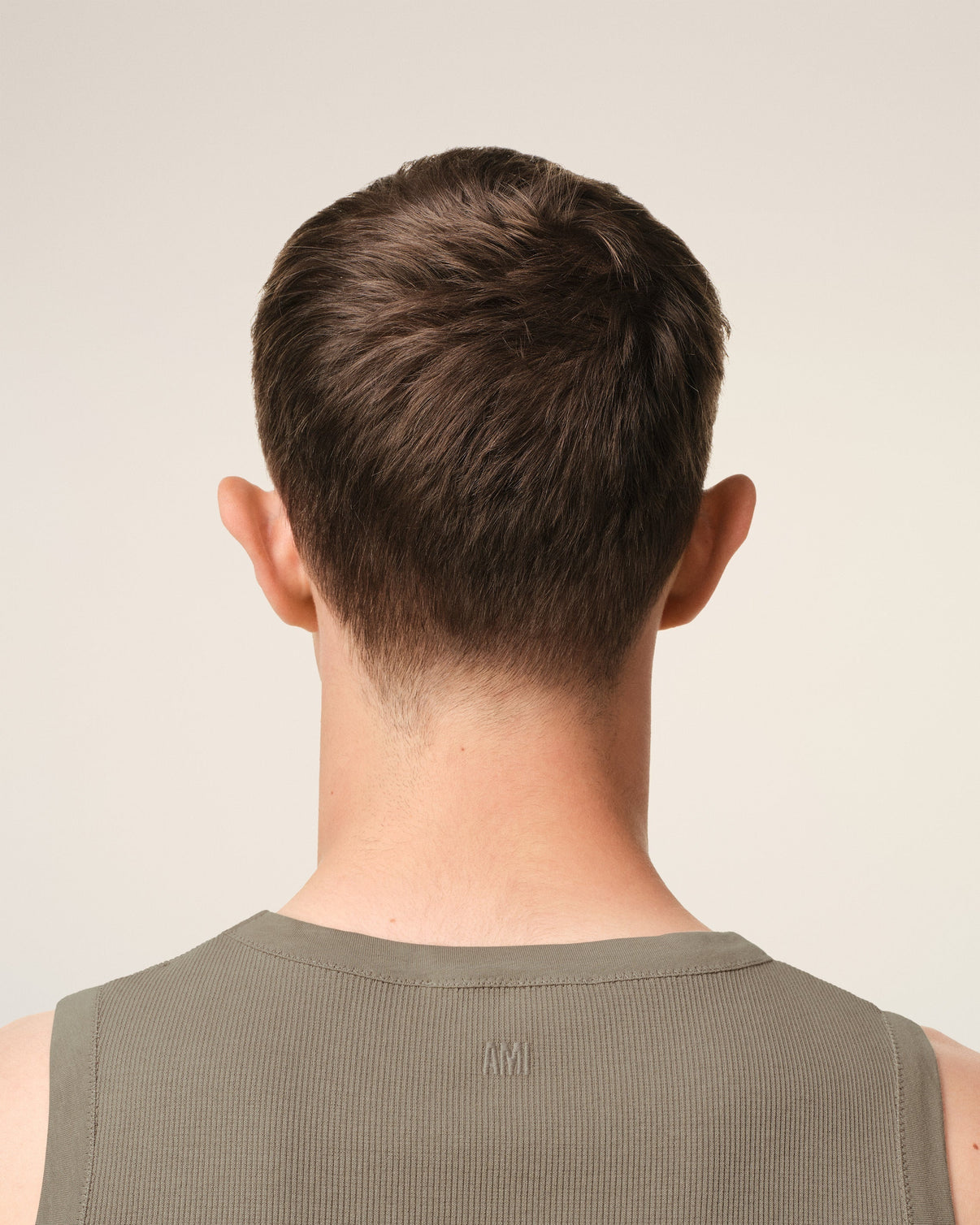 Green Cotton Rib Tanktop