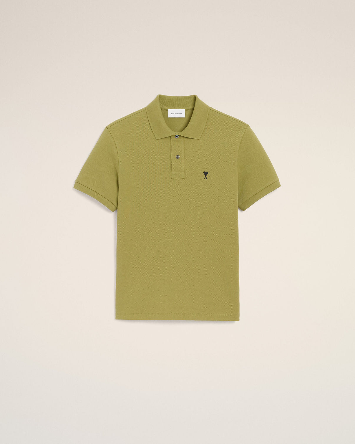 Green Cotton Short Sleeves Polo Shirt