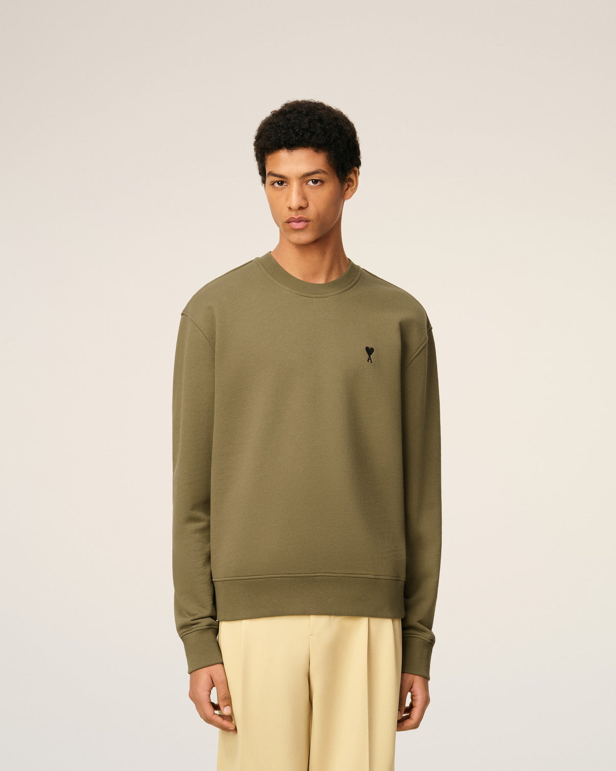 Green Cotton Sweatshirt