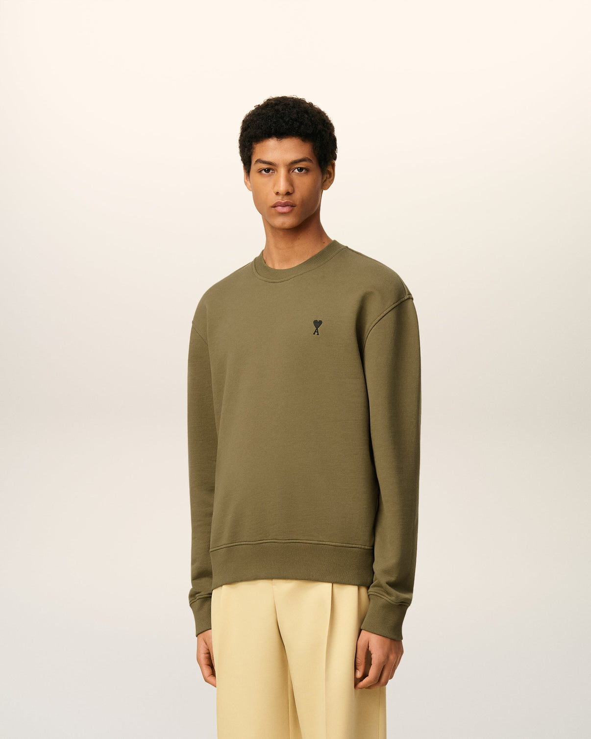 Green Cotton Sweatshirt