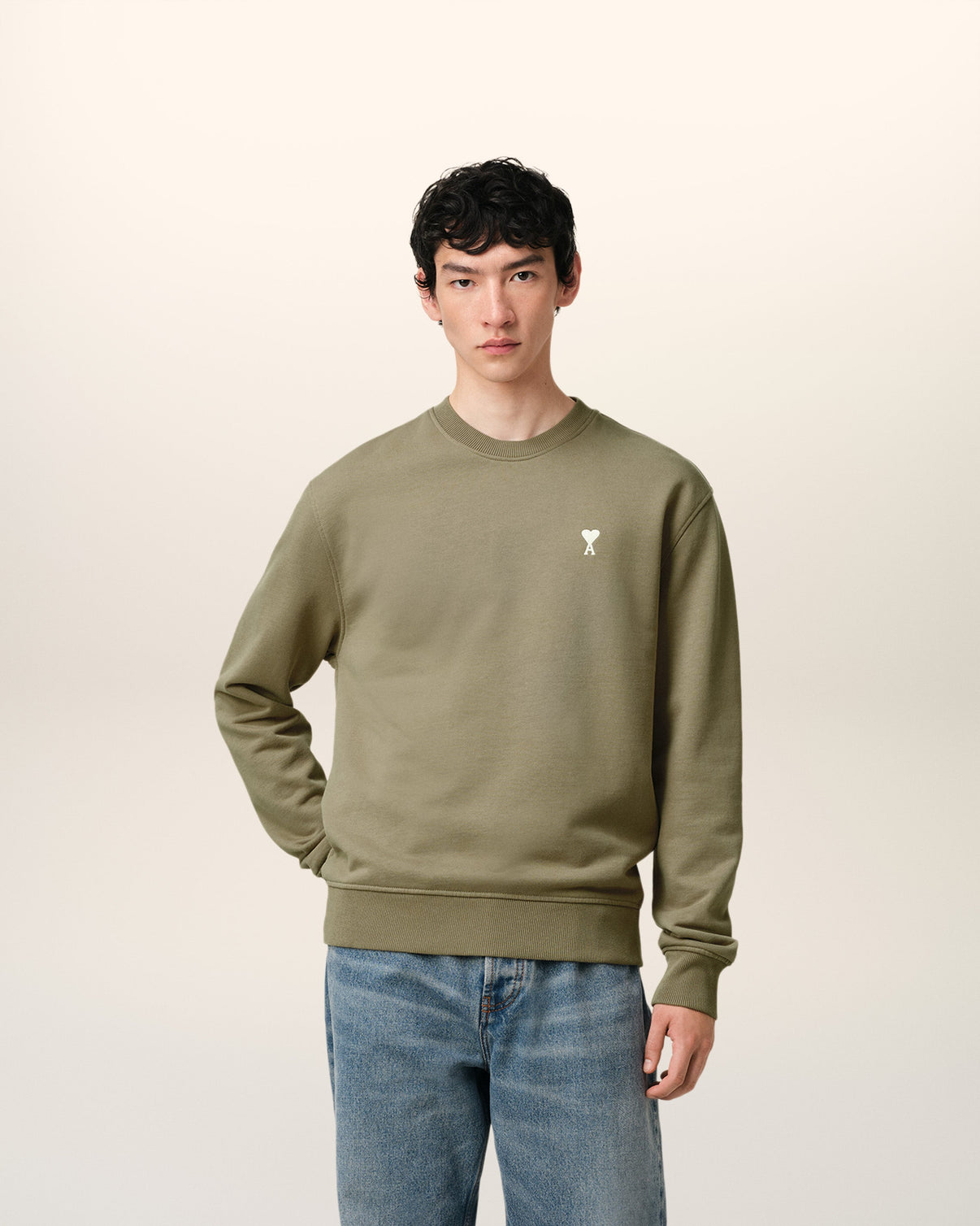 Green Cotton Sweatshirt