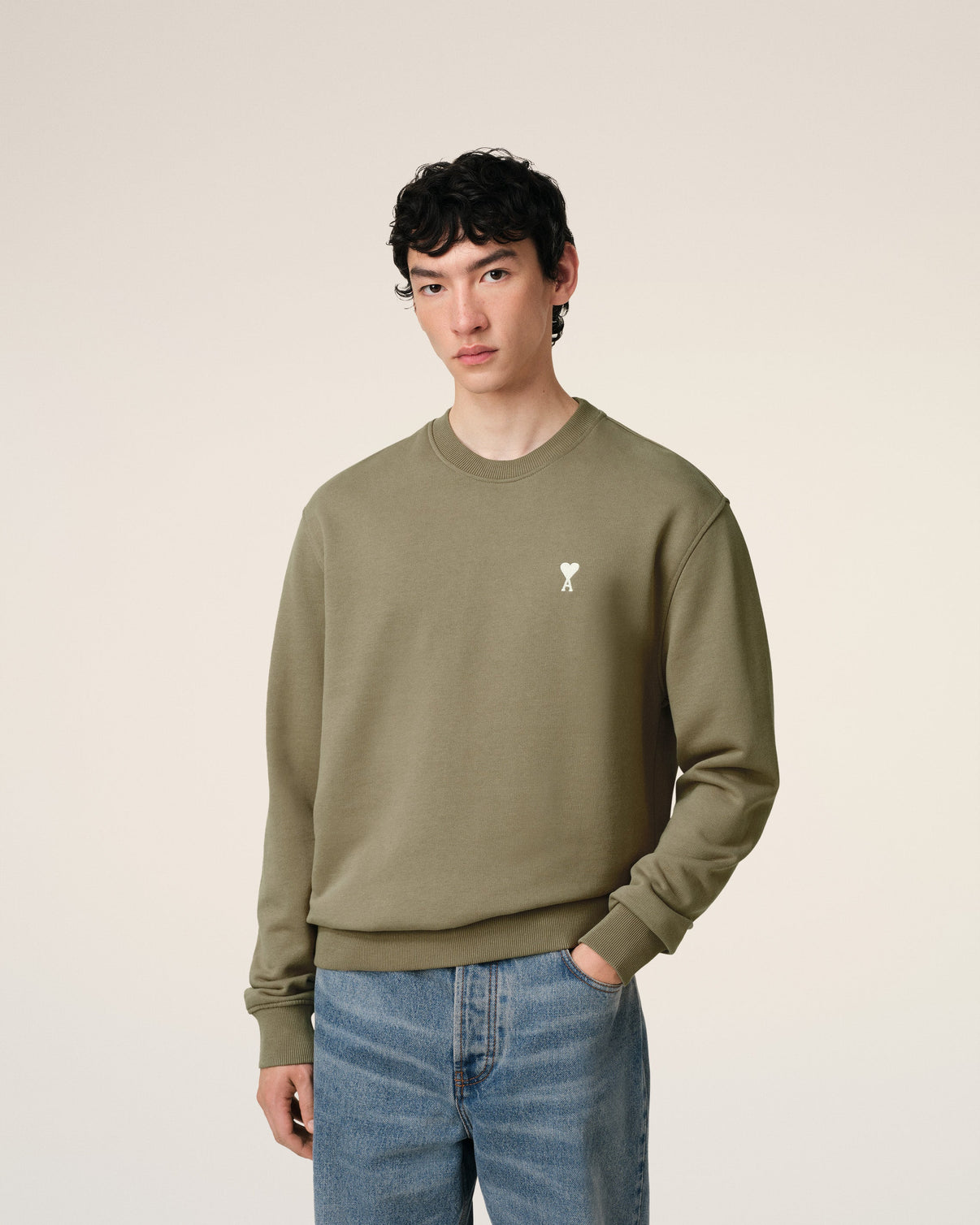 Green Cotton Sweatshirt