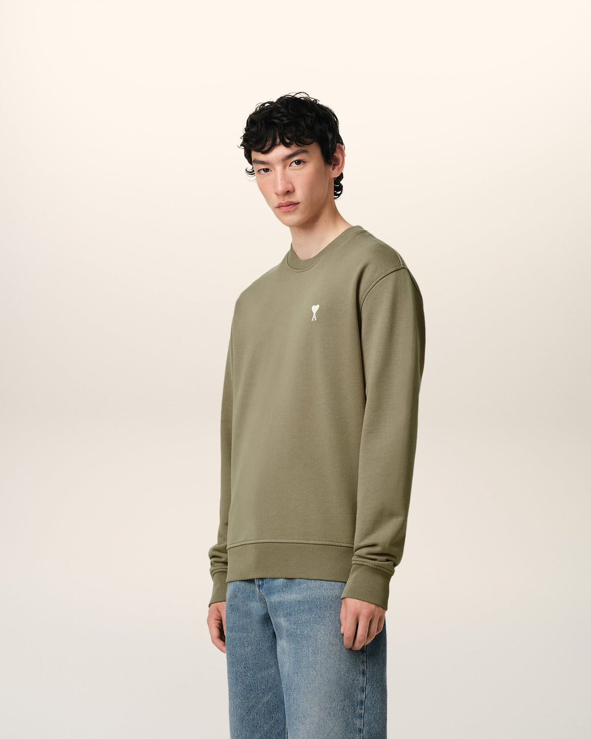 Green Cotton Sweatshirt