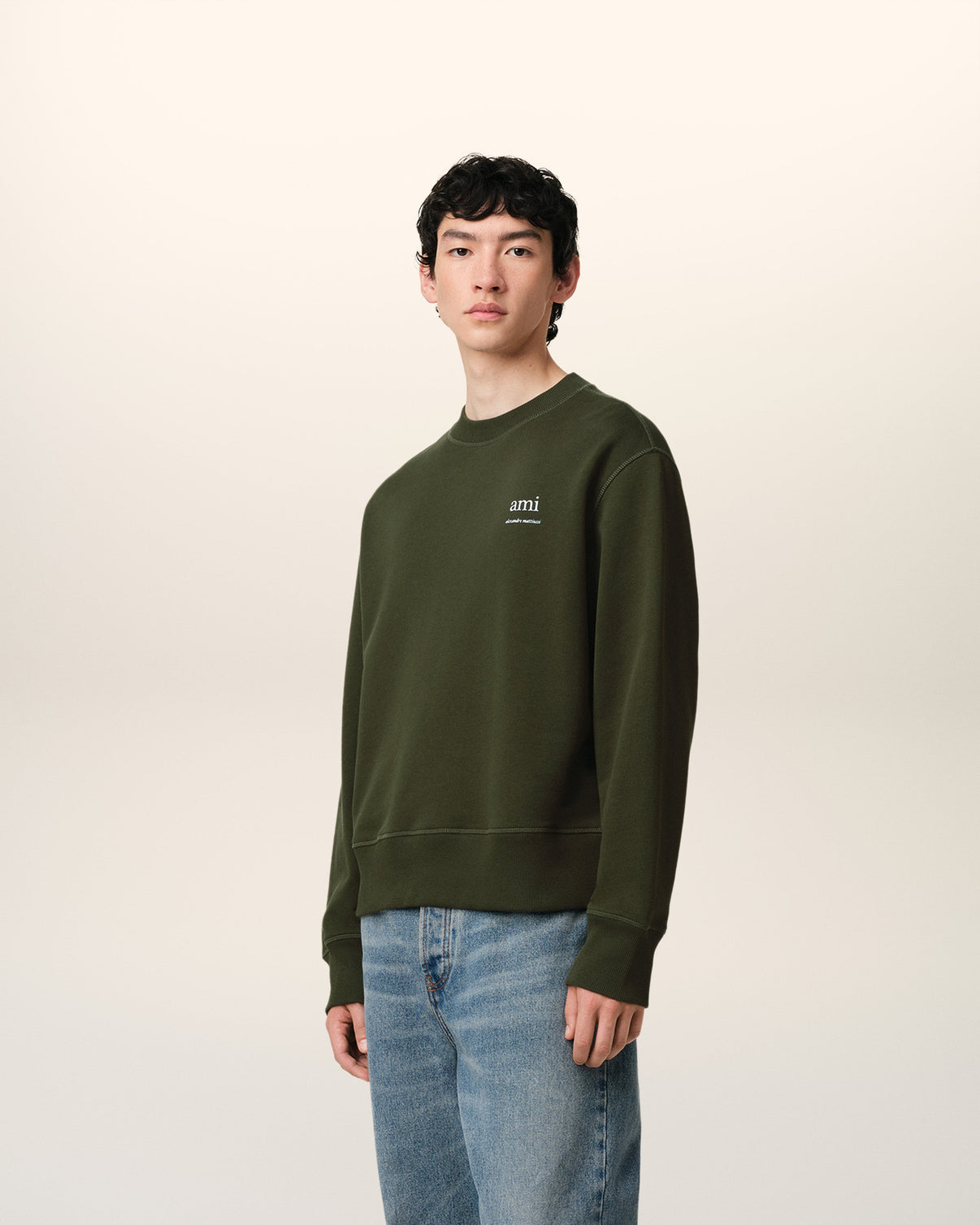 Green Cotton Sweatshirt