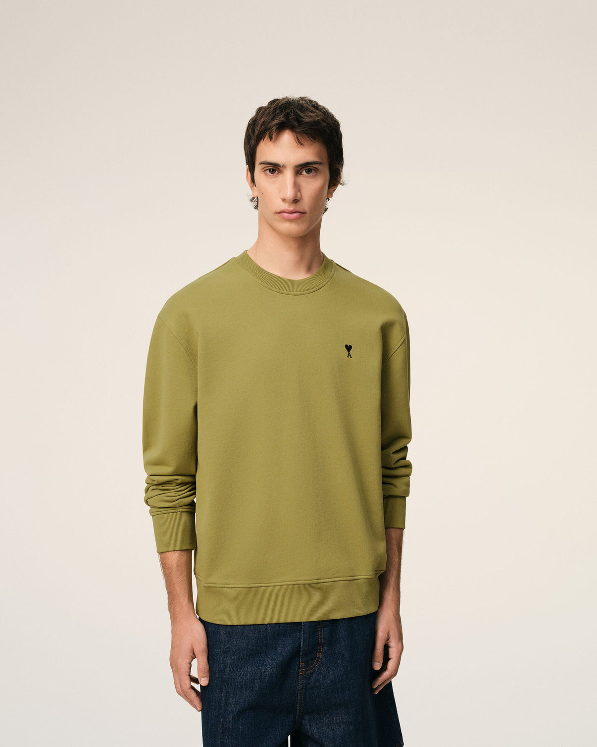 Green Cotton Sweatshirt