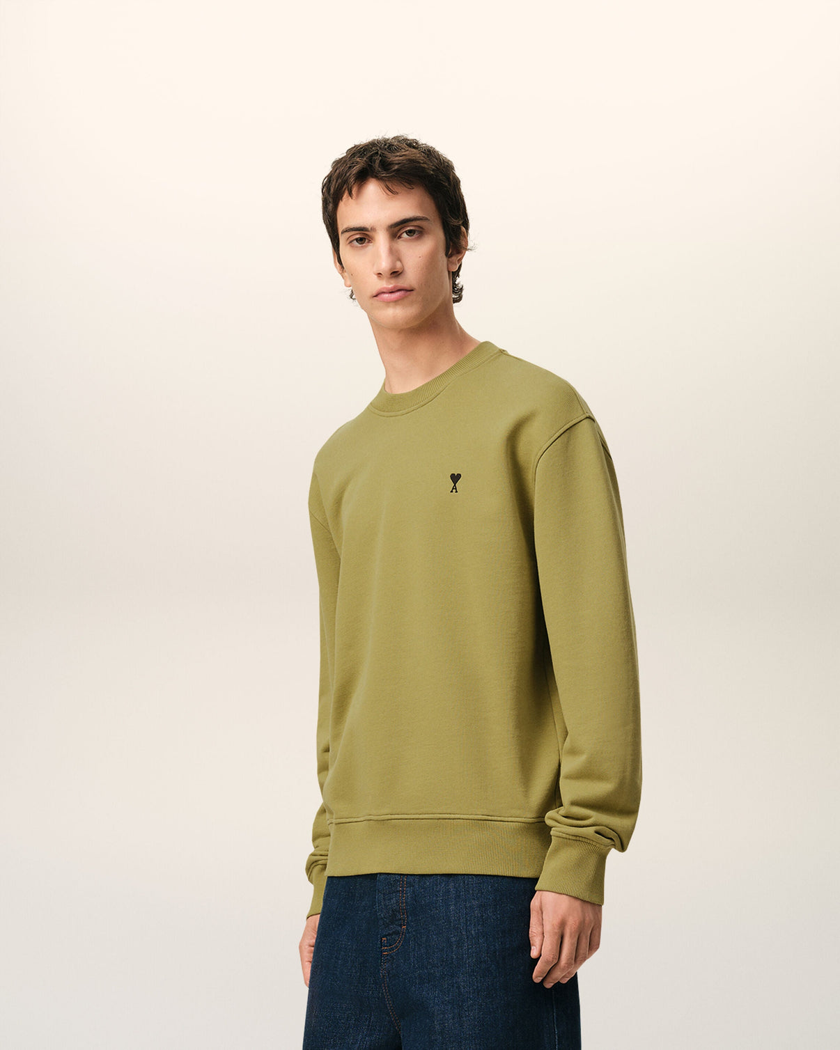 Green Cotton Sweatshirt