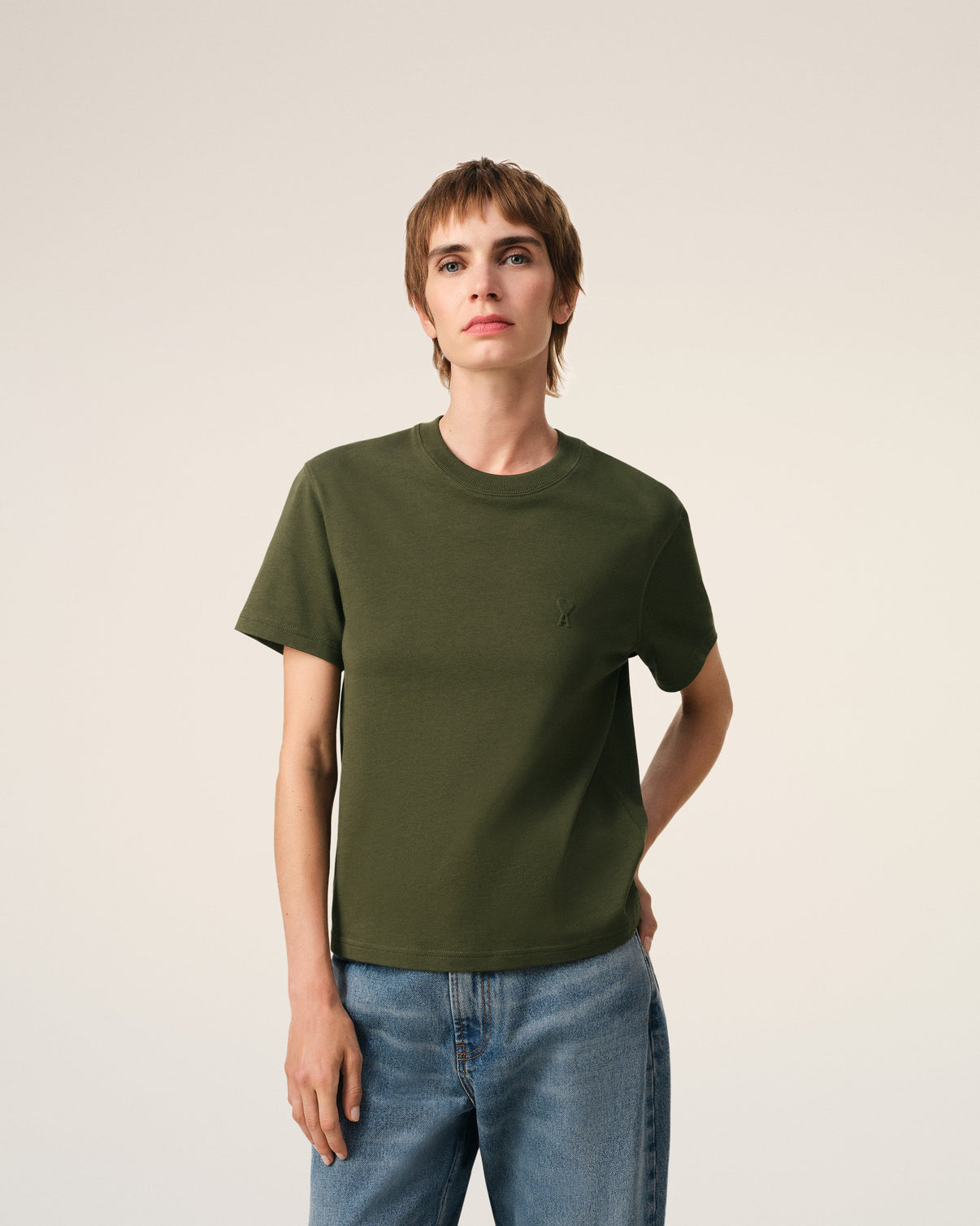 Green Cotton T-Shirt