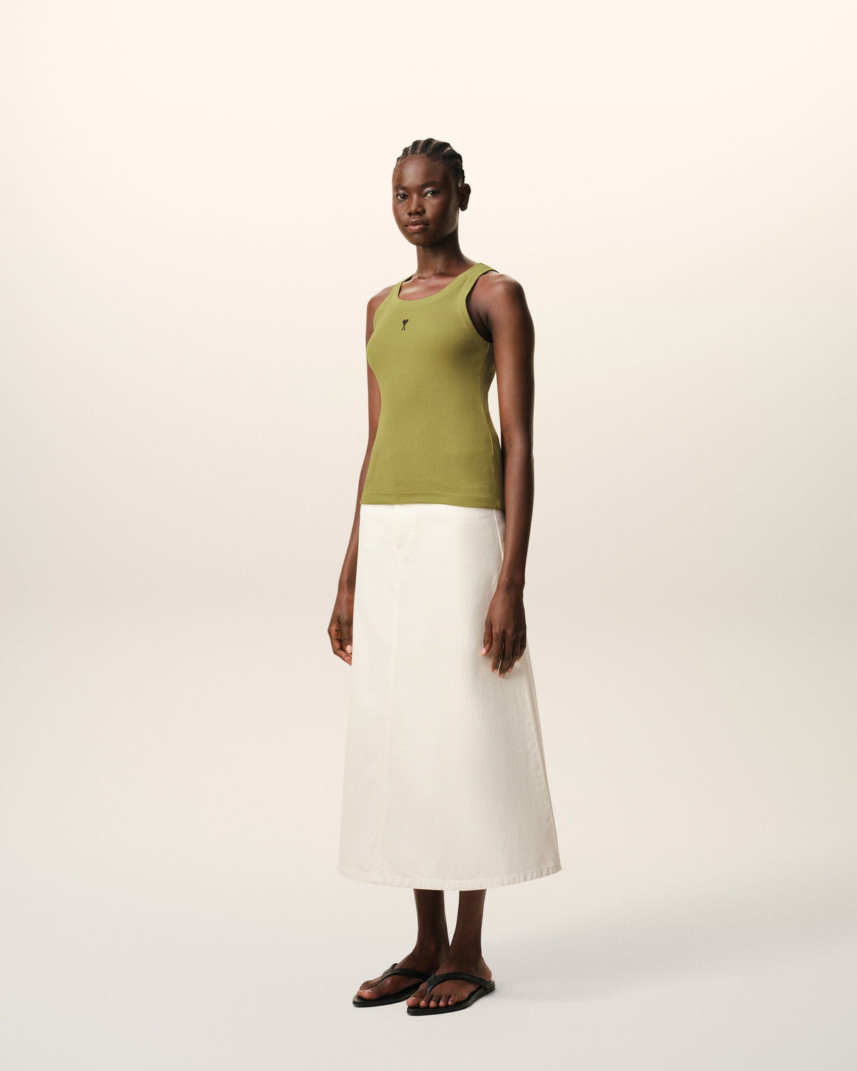 Green Cotton Tanktop