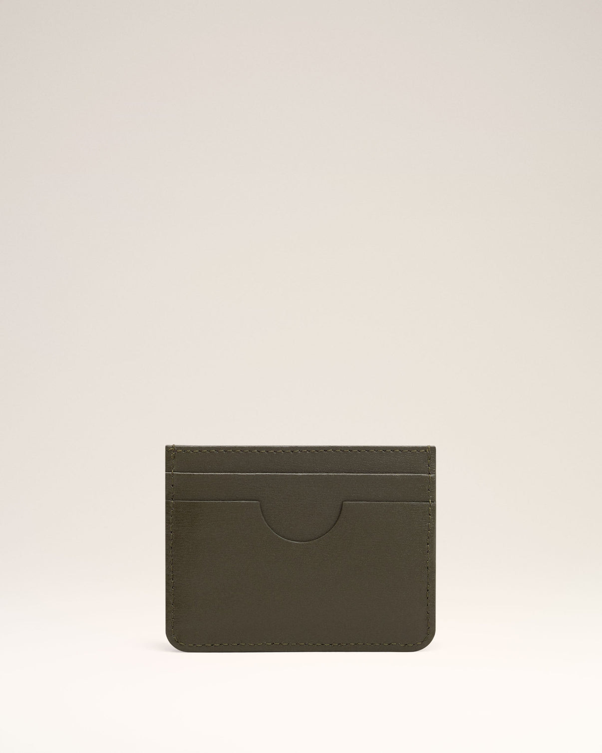 Green Leather Card Holder