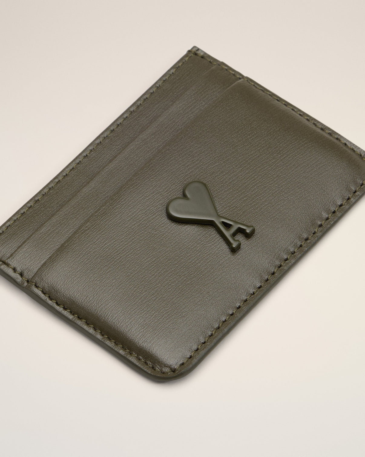 Green Leather Card Holder