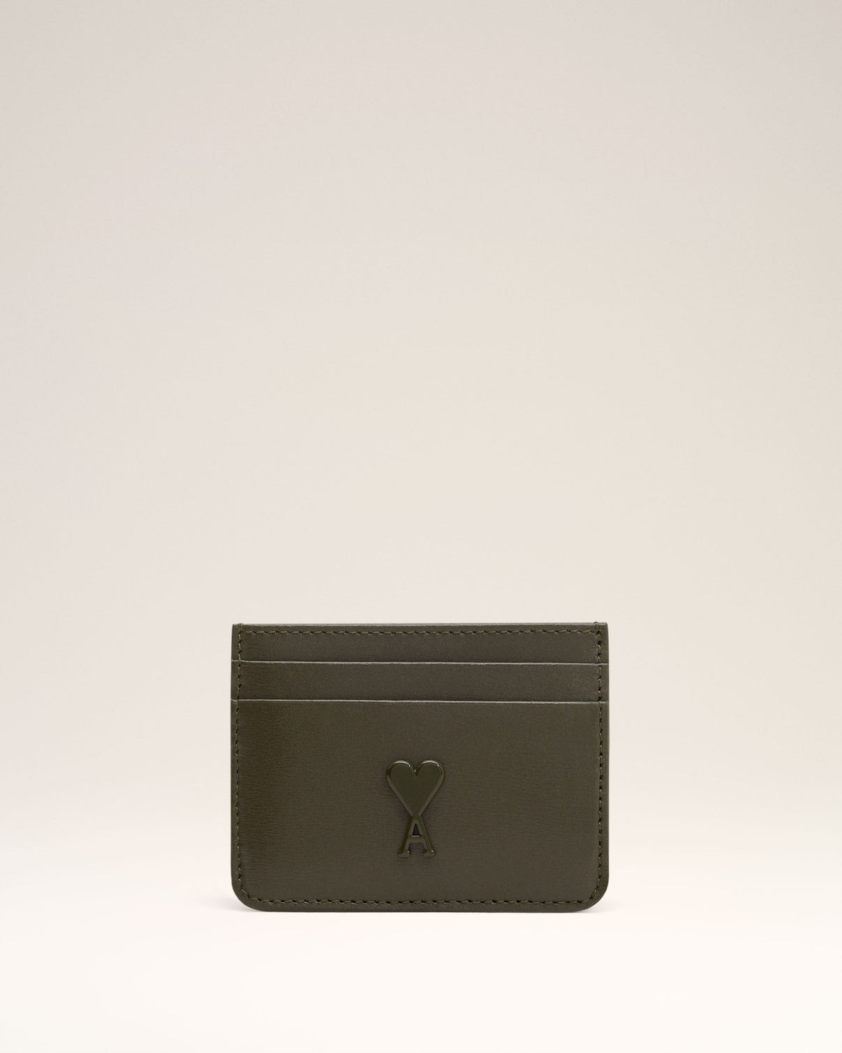 Green Leather Card Holder