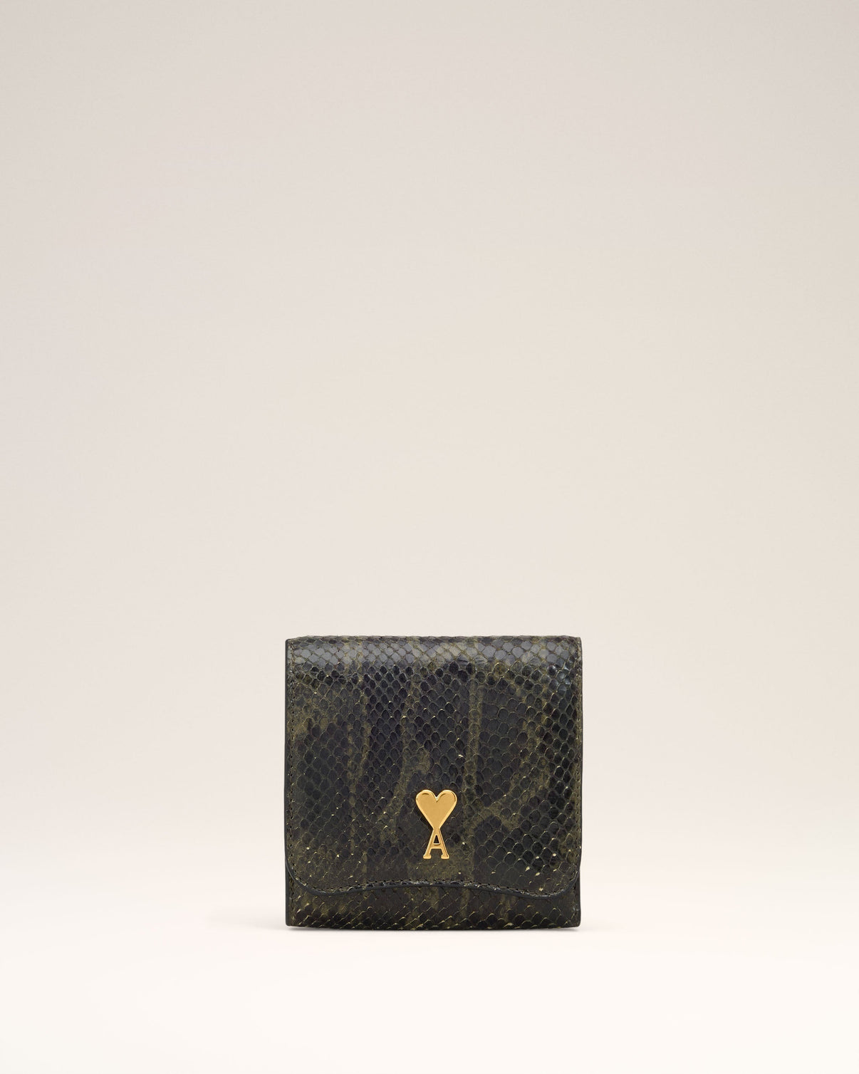 Green Leather Paris Paris Wallet