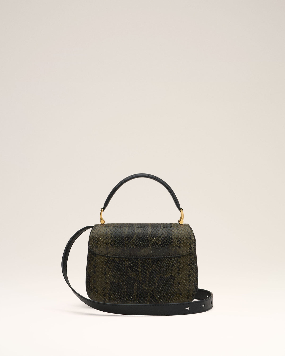 Green Leather Top Handle Paris Paris Bag