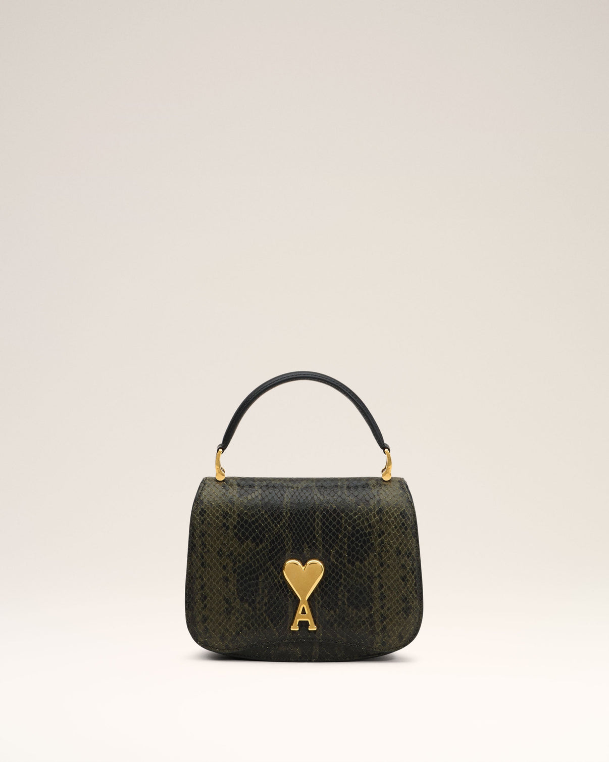 Green Leather Top Handle Paris Paris Bag