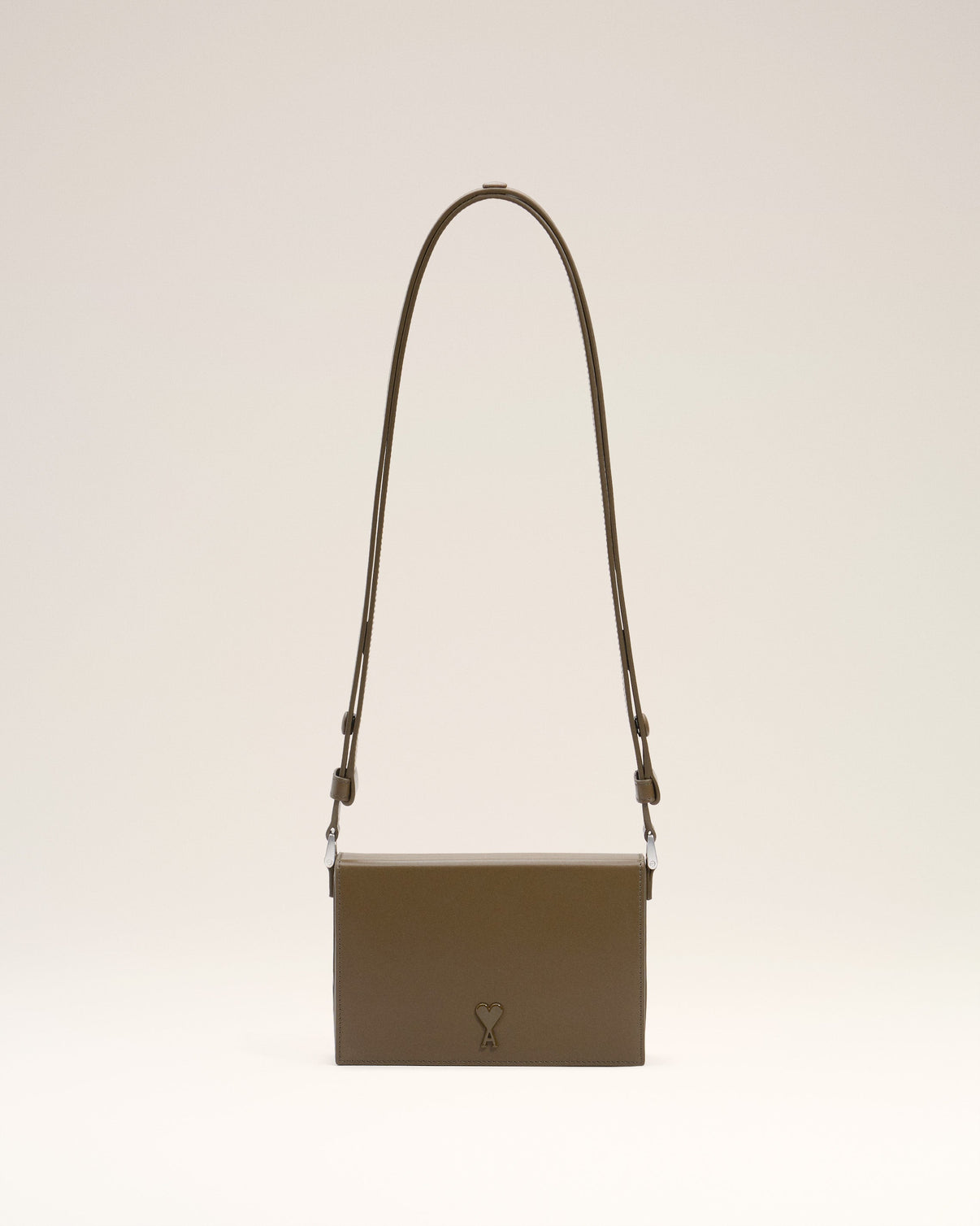 Green Smooth Leather Lunch Box Bag