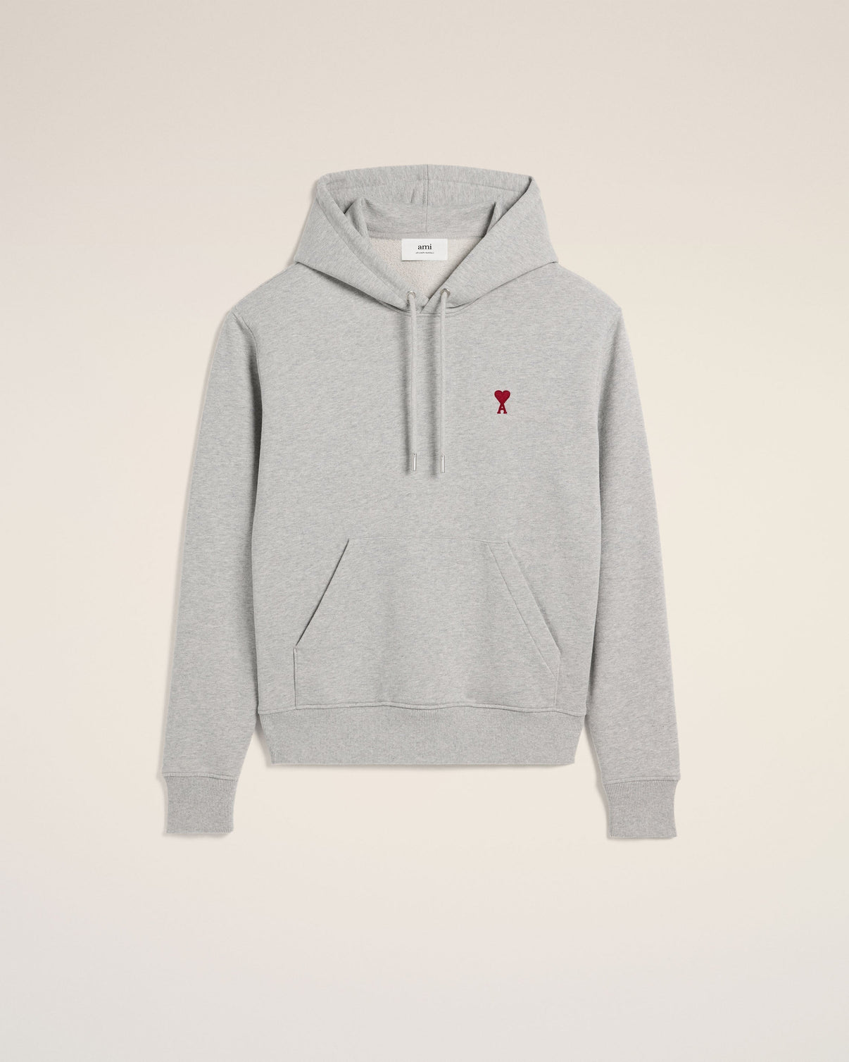 Grey Cotton Hoodie